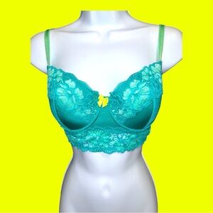 Adore me Lace Bra in Teal. New